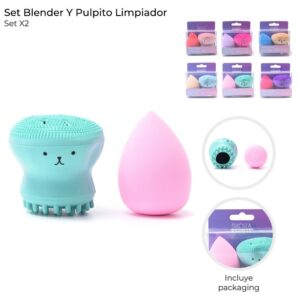 Set beauty blender y pulpito limpiador 38891